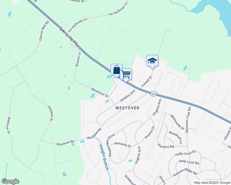 map of restaurants, bars, coffee shops, grocery stores, and more near 331 Lakeside Drive in Culpeper