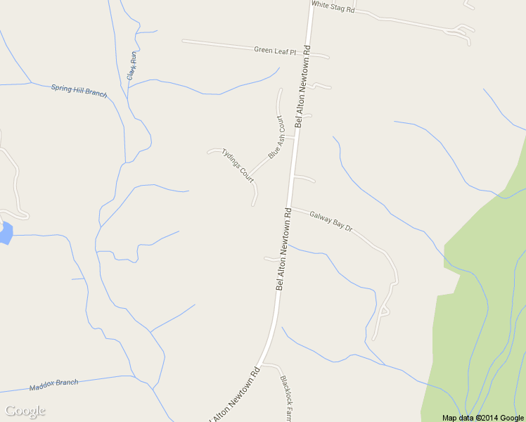 map of restaurants, bars, coffee shops, grocery stores, and more near 10386 Tydings Ct in La Plata