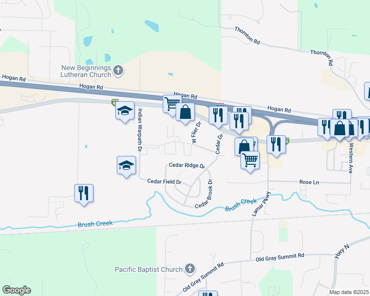 map of restaurants, bars, coffee shops, grocery stores, and more near 314 Ruth Drive in Pacific