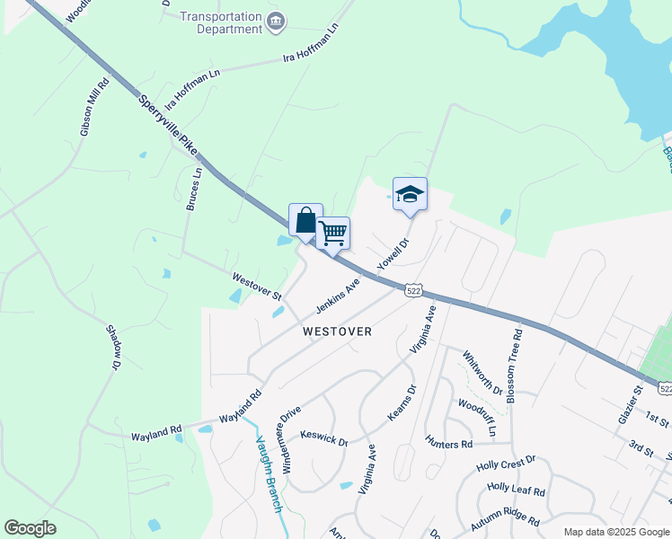 map of restaurants, bars, coffee shops, grocery stores, and more near 1321 Sperryville Pike in Culpeper