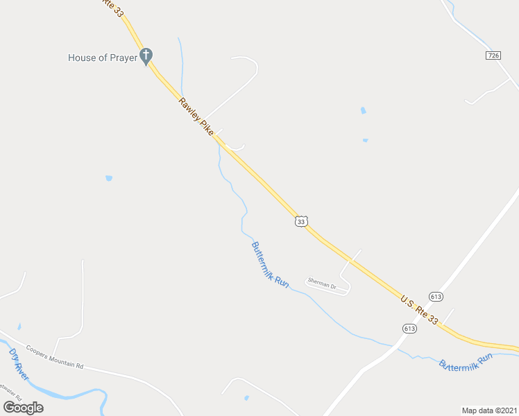 map of restaurants, bars, coffee shops, grocery stores, and more near 8340 Rawley Pike in Hinton