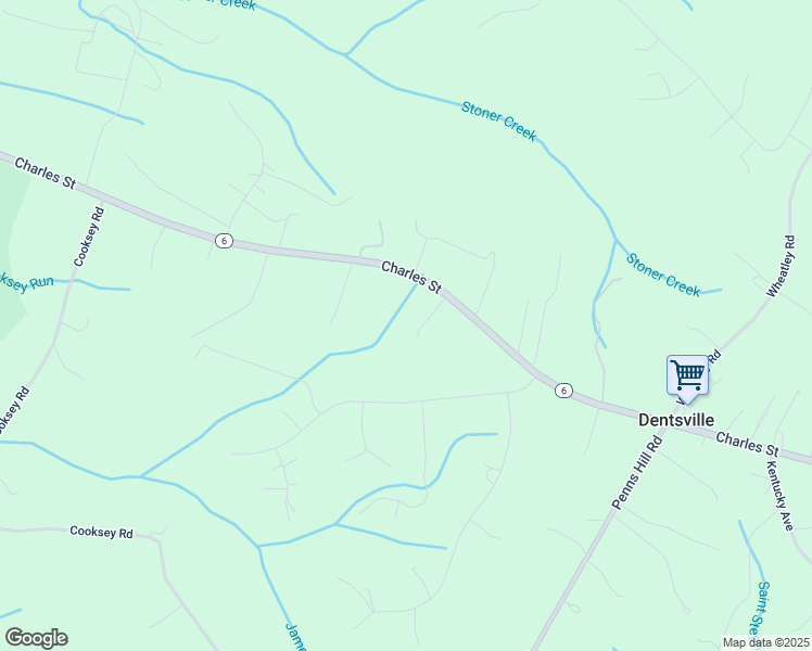map of restaurants, bars, coffee shops, grocery stores, and more near 11795 Charles St in La Plata