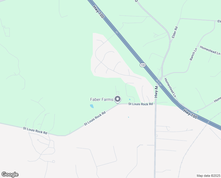 map of restaurants, bars, coffee shops, grocery stores, and more near 3695 Saint Louis Rock Road in Villa Ridge