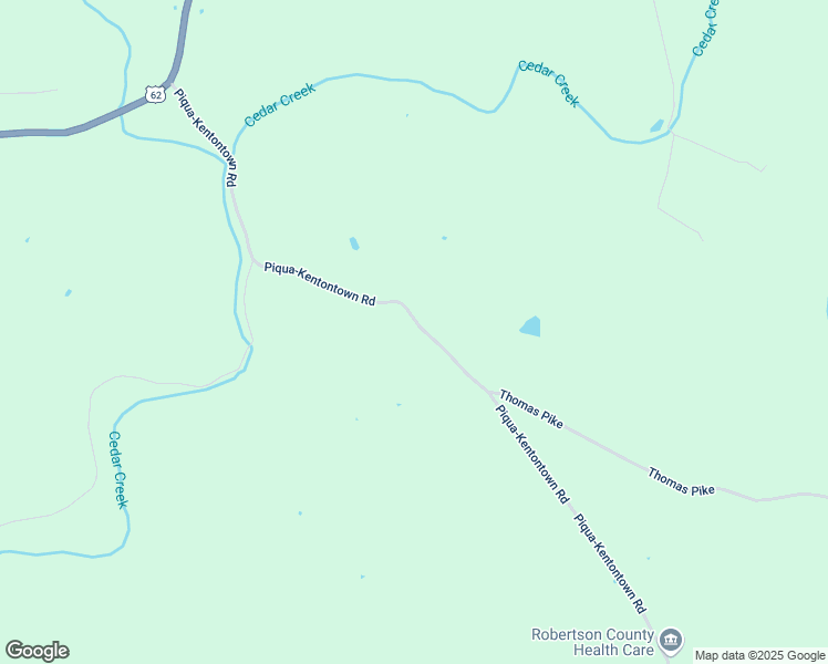 map of restaurants, bars, coffee shops, grocery stores, and more near 860 Piqua-Kentontown Road in Mount Olivet