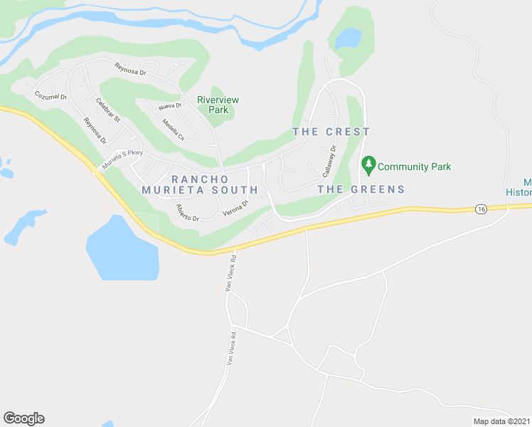 map of restaurants, bars, coffee shops, grocery stores, and more near 15441 Bent Grass Court in Rancho Murieta