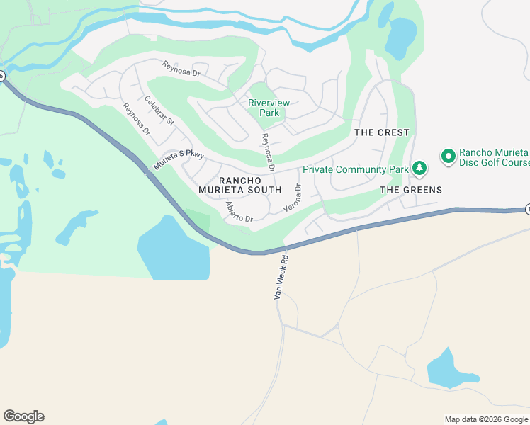 map of restaurants, bars, coffee shops, grocery stores, and more near 15400 Abierto Drive in Rancho Murieta