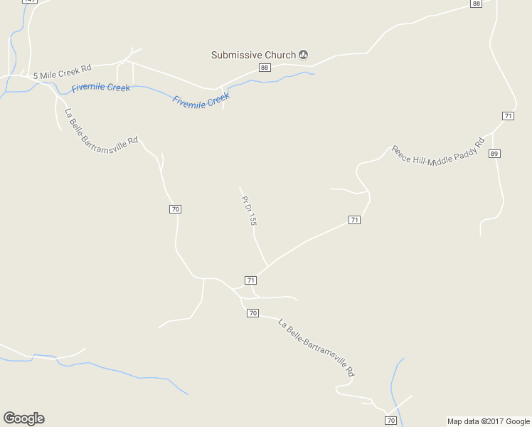 map of restaurants, bars, coffee shops, grocery stores, and more near 166 Pvt Dr 155 in Proctorville