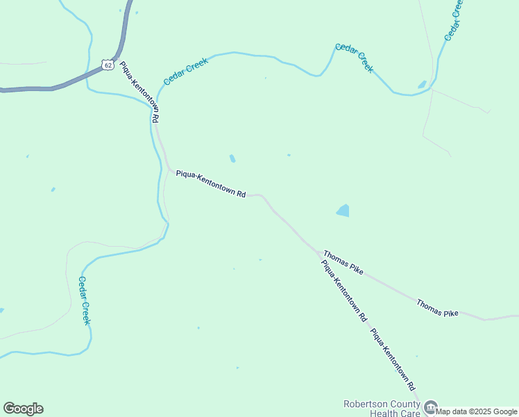 map of restaurants, bars, coffee shops, grocery stores, and more near 860 Piqua-Kentontown Road in Mount Olivet