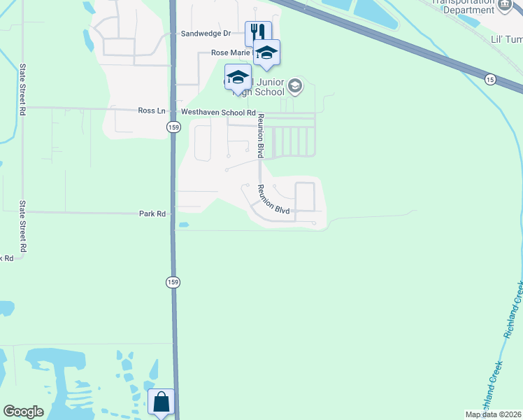 map of restaurants, bars, coffee shops, grocery stores, and more near 232 River Laurel Drive in Belleville