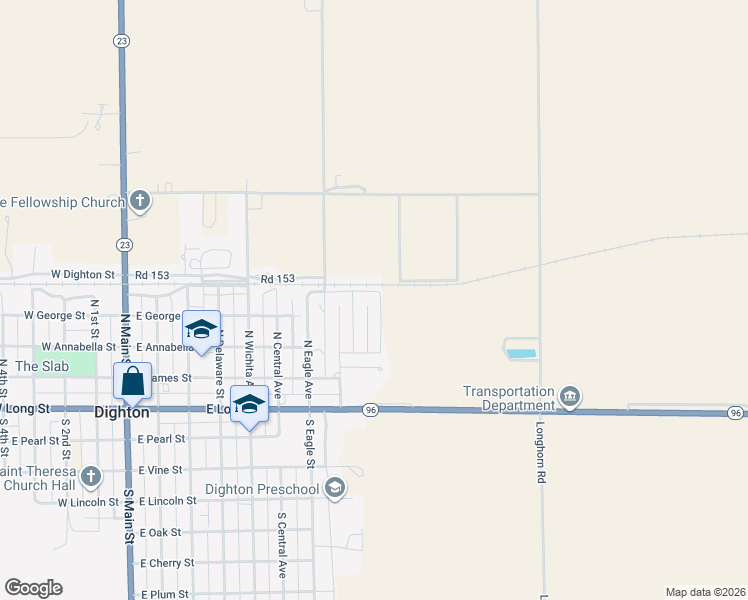 map of restaurants, bars, coffee shops, grocery stores, and more near 364 Pawnee Drive in Dighton