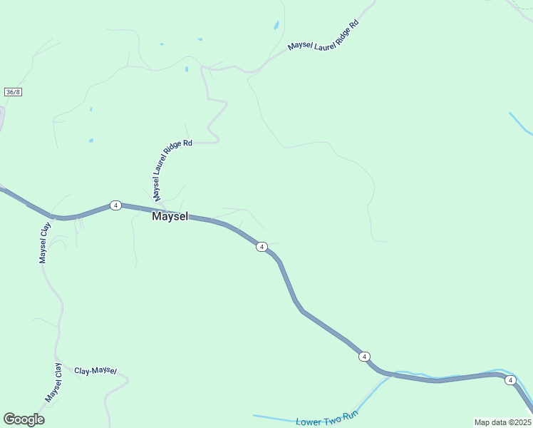 map of restaurants, bars, coffee shops, grocery stores, and more near Poker Bill Lane in Maysel