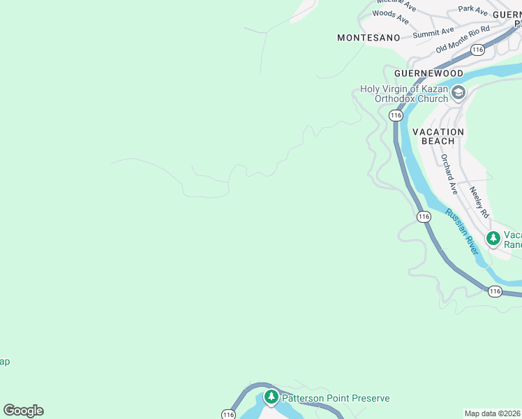 map of restaurants, bars, coffee shops, grocery stores, and more near 21380 Siri Road in Guerneville