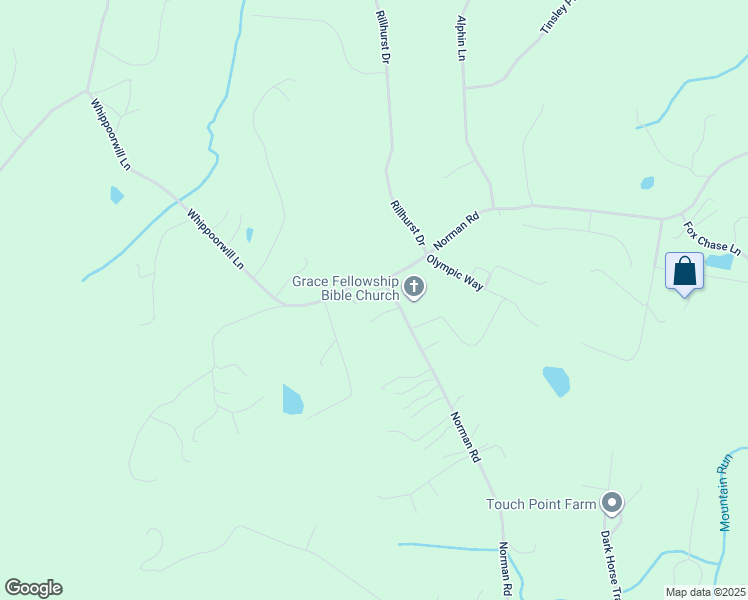 map of restaurants, bars, coffee shops, grocery stores, and more near 16220 Norman Road in Culpeper
