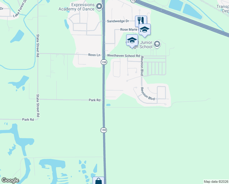 map of restaurants, bars, coffee shops, grocery stores, and more near 27 Fahey Place in Belleville