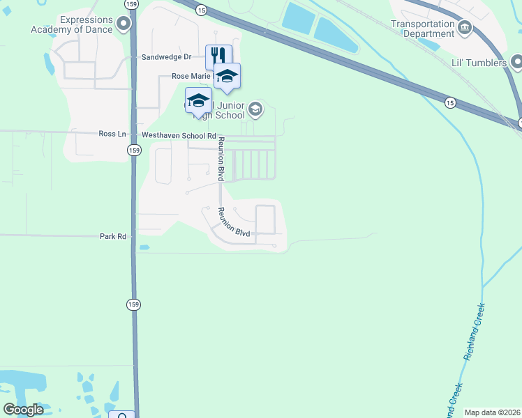 map of restaurants, bars, coffee shops, grocery stores, and more near 2033 Woodsong Way in Belleville