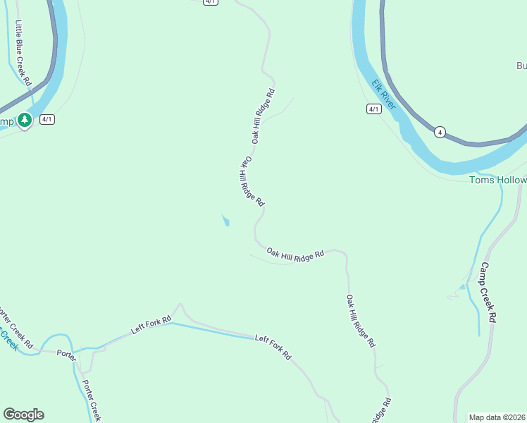 map of restaurants, bars, coffee shops, grocery stores, and more near Oak Hill Ridge Road in Bomont