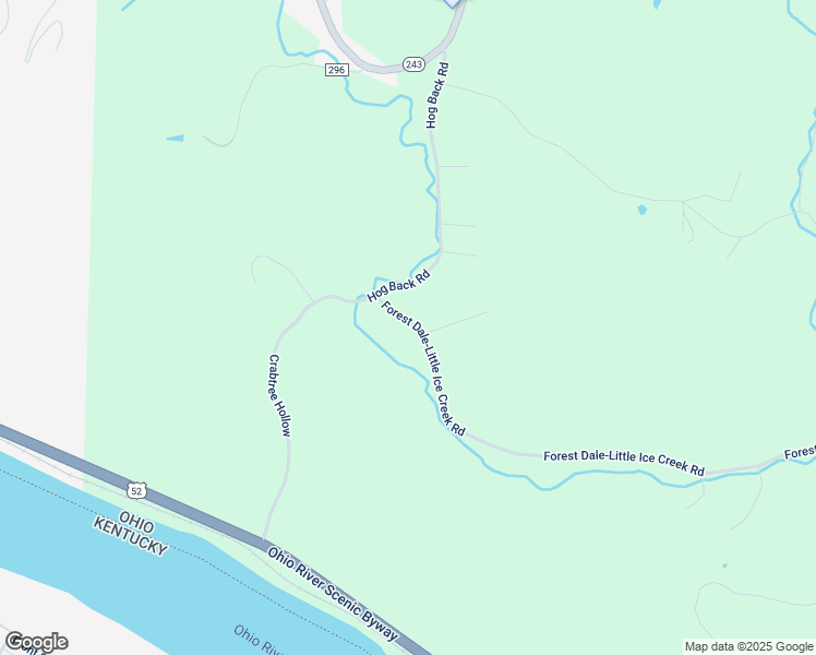map of restaurants, bars, coffee shops, grocery stores, and more near 96 Township Road 138 in Ironton