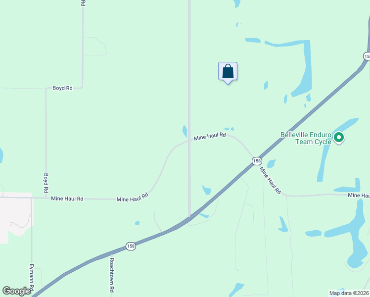 map of restaurants, bars, coffee shops, grocery stores, and more near 5219 Frank Scott Parkway West in Belleville