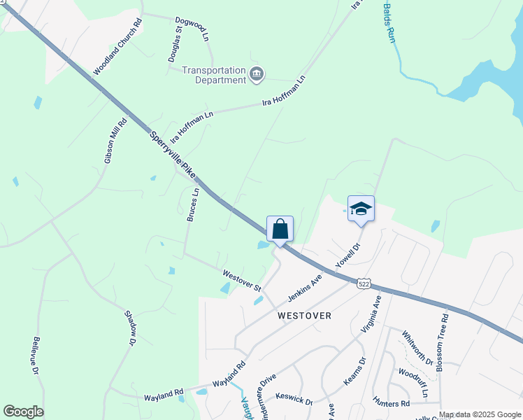 map of restaurants, bars, coffee shops, grocery stores, and more near 12239 Sperryville Pike in Culpeper