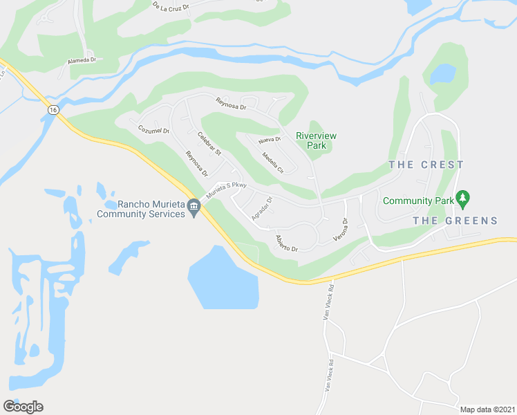 map of restaurants, bars, coffee shops, grocery stores, and more near 7456 Agradar Drive in Rancho Murieta