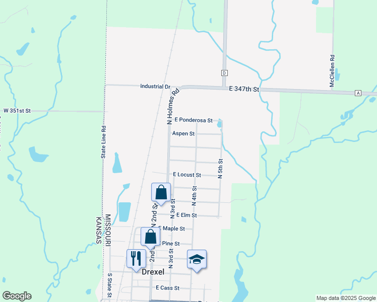 map of restaurants, bars, coffee shops, grocery stores, and more near 909 North 4th Street in Drexel