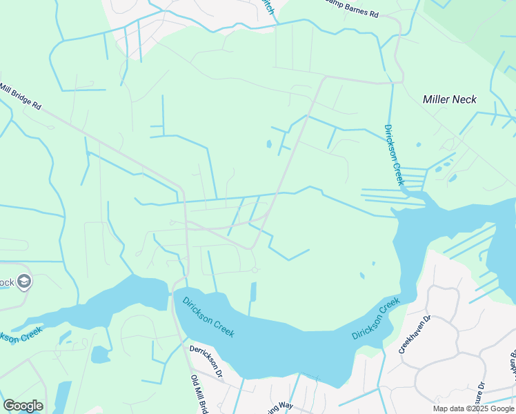 map of restaurants, bars, coffee shops, grocery stores, and more near 36355 Old Mill Bridge Road in Frankford