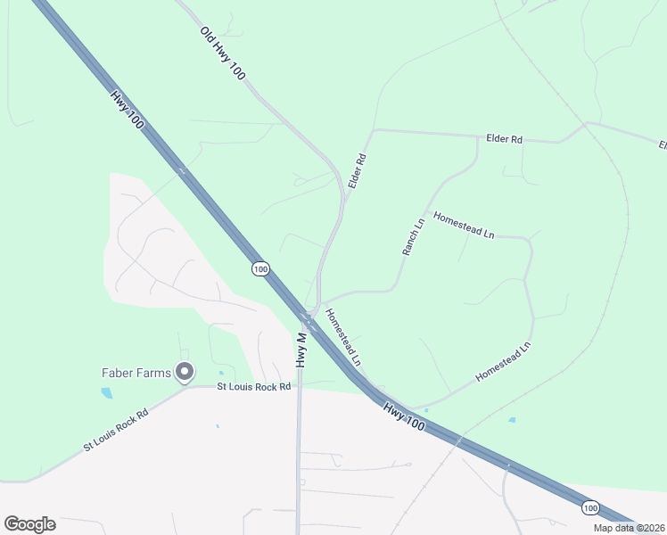 map of restaurants, bars, coffee shops, grocery stores, and more near 3085 Old Highway 100 in Villa Ridge