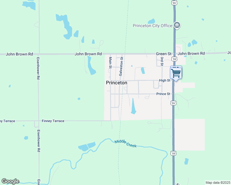 map of restaurants, bars, coffee shops, grocery stores, and more near in Princeton