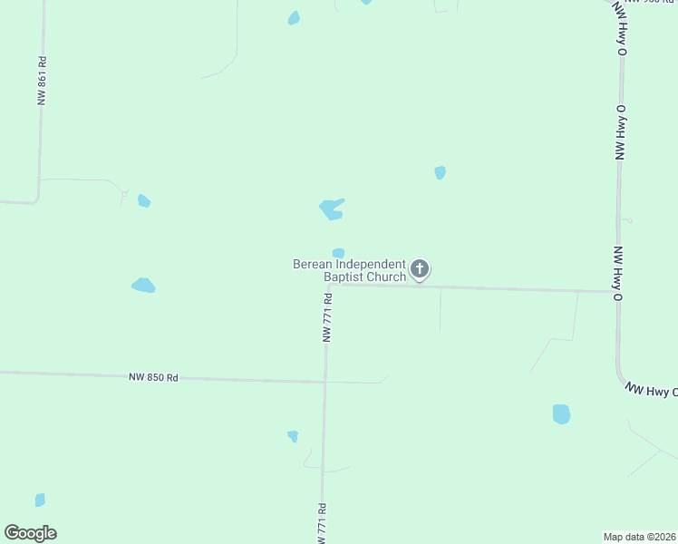 map of restaurants, bars, coffee shops, grocery stores, and more near 753 Northwest 870 Road in Blairstown