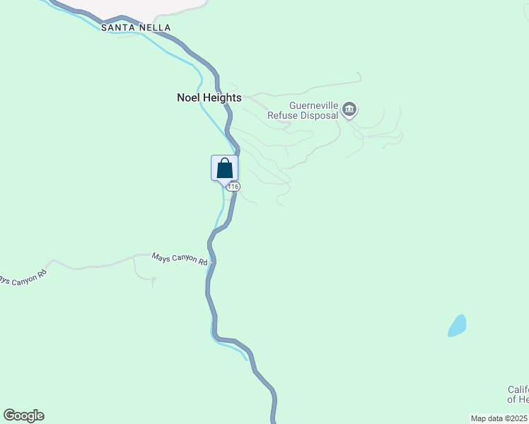 map of restaurants, bars, coffee shops, grocery stores, and more near 11349 California 116 in Guerneville