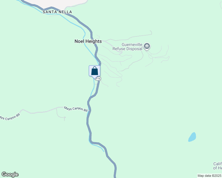 map of restaurants, bars, coffee shops, grocery stores, and more near 11349 California 116 in Guerneville