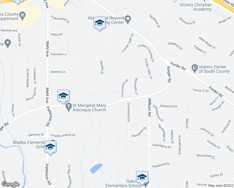 map of restaurants, bars, coffee shops, grocery stores, and more near 4706 Bramble Berry Drive in St. Louis