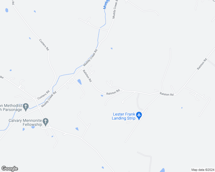 map of restaurants, bars, coffee shops, grocery stores, and more near 2597 Ralston Road in Harrisonburg