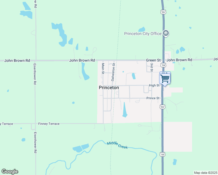 map of restaurants, bars, coffee shops, grocery stores, and more near in Princeton