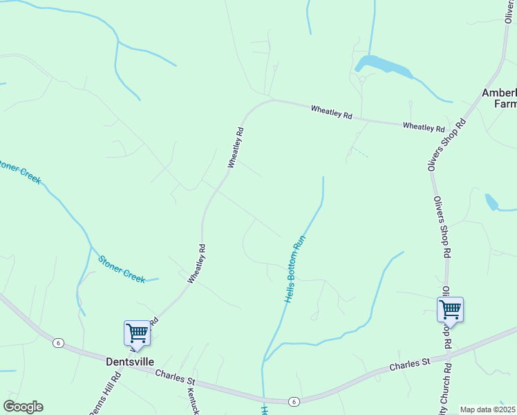 map of restaurants, bars, coffee shops, grocery stores, and more near 12280 Rupert Drive in La Plata