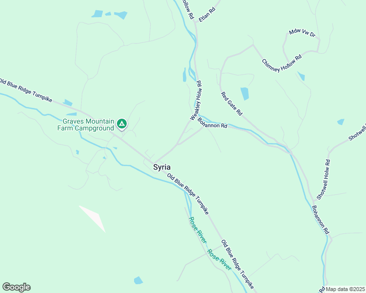 map of restaurants, bars, coffee shops, grocery stores, and more near 162 Weakley Hollow Road in Syria