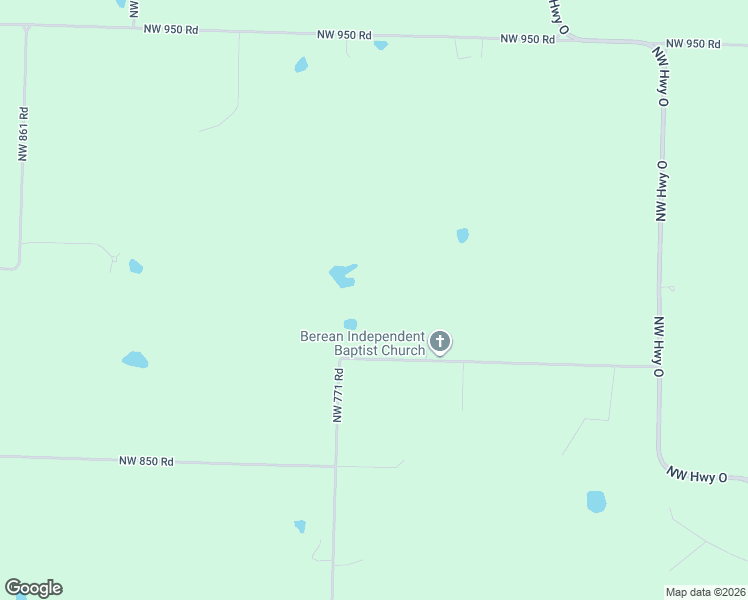 map of restaurants, bars, coffee shops, grocery stores, and more near 753 Northwest 870 Road in Blairstown