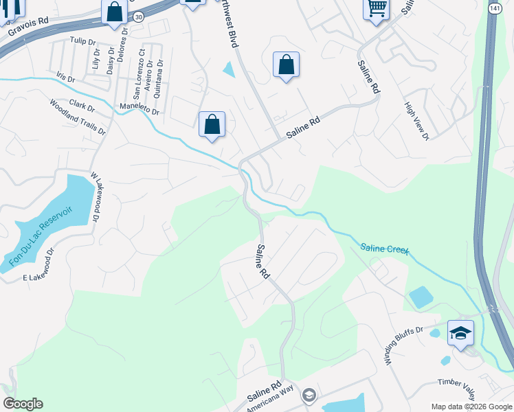 map of restaurants, bars, coffee shops, grocery stores, and more near 1220 Saline Road in Fenton