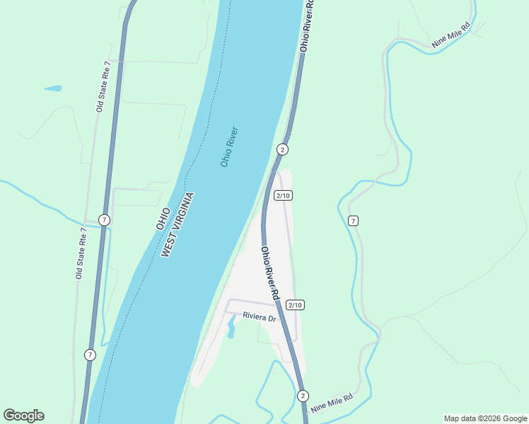 map of restaurants, bars, coffee shops, grocery stores, and more near 6626 Ohio River Road in Lesage