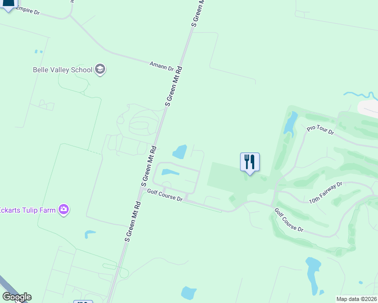 map of restaurants, bars, coffee shops, grocery stores, and more near 653 Lake Mead Court in Belleville