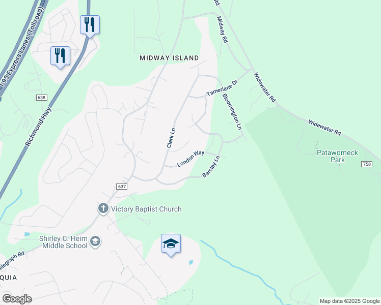map of restaurants, bars, coffee shops, grocery stores, and more near 17 London Way in Stafford
