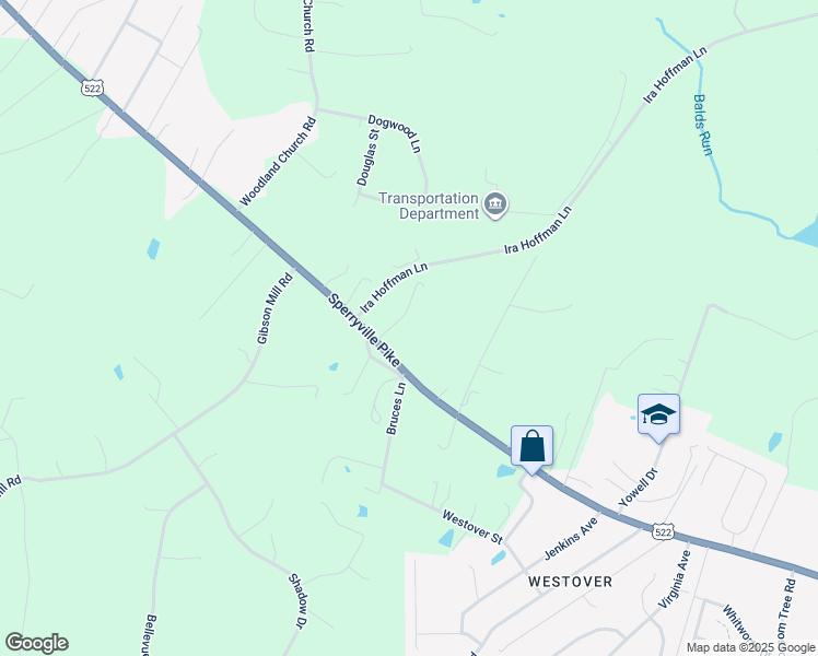 map of restaurants, bars, coffee shops, grocery stores, and more near 15313 Pulliam Lane in Culpeper