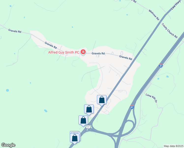 map of restaurants, bars, coffee shops, grocery stores, and more near 260 Suffolk Drive in Harrisonburg