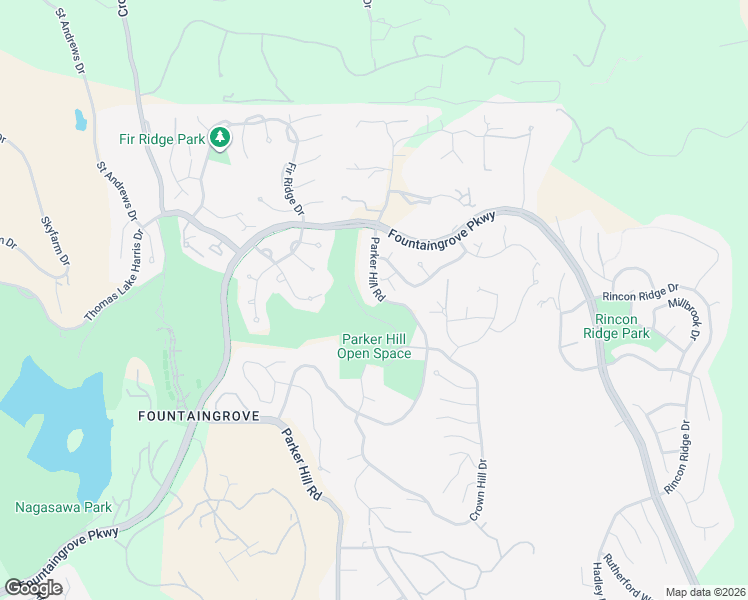 map of restaurants, bars, coffee shops, grocery stores, and more near 3933 Parker Hill Road in Santa Rosa