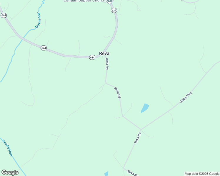 map of restaurants, bars, coffee shops, grocery stores, and more near 15660 Reva Road in Reva