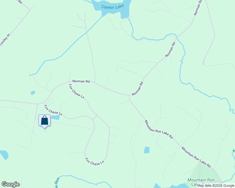 map of restaurants, bars, coffee shops, grocery stores, and more near 9124 Mountain Run Lake Road in Culpeper