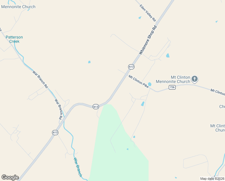 map of restaurants, bars, coffee shops, grocery stores, and more near 1026-1098 State Route 613 in Harrisonburg