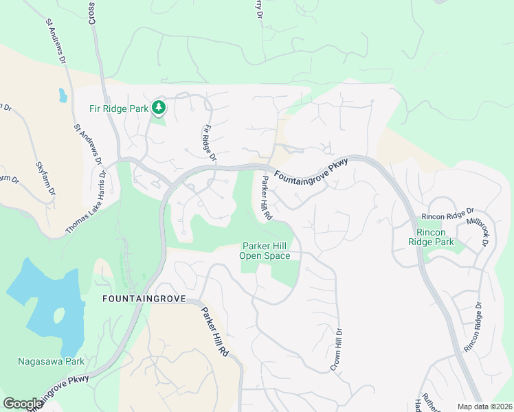 map of restaurants, bars, coffee shops, grocery stores, and more near 2190 Fountaingrove Parkway in Santa Rosa