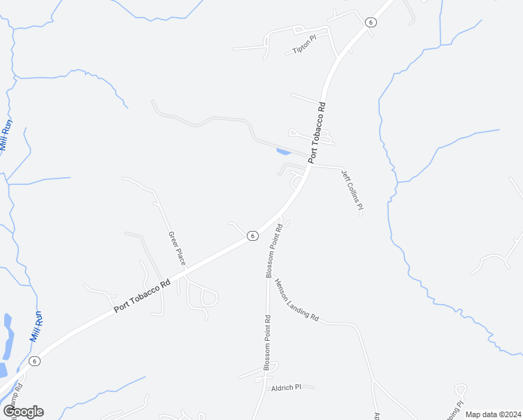 map of restaurants, bars, coffee shops, grocery stores, and more near 7560 Port Tobacco Road in Welcome