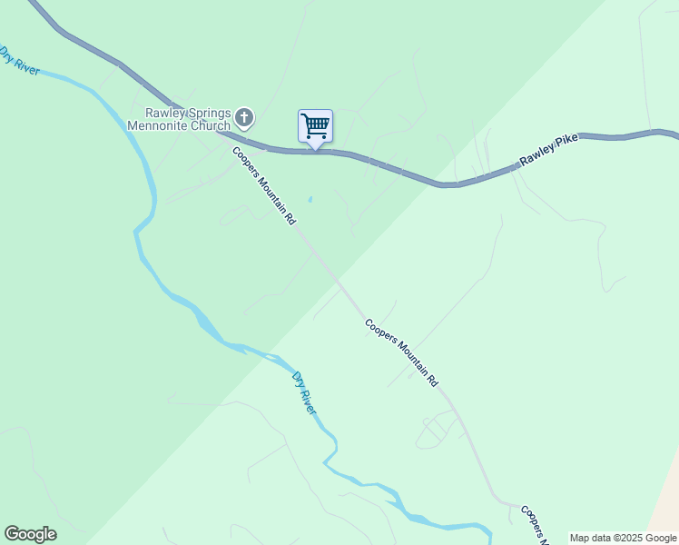 map of restaurants, bars, coffee shops, grocery stores, and more near 10224 Coopers Mountain Road in Dayton